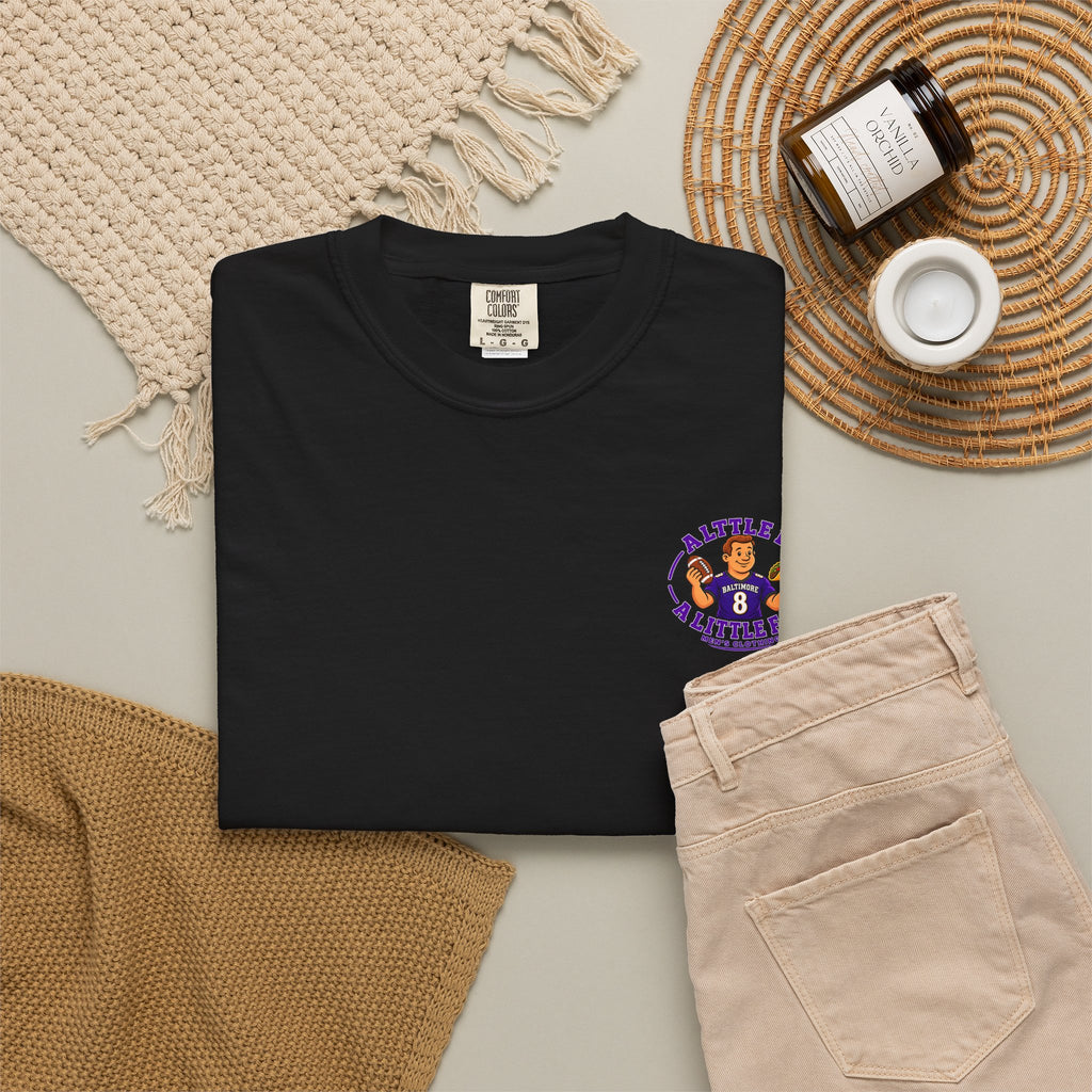 Pocket Graphic T-Shirt — "A Little Bit of Heaven" Bear Design