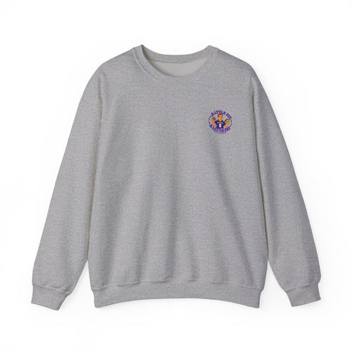 Crewneck Sweatshirt — “A Little Fit A Little Fat” Football Fan Graphic