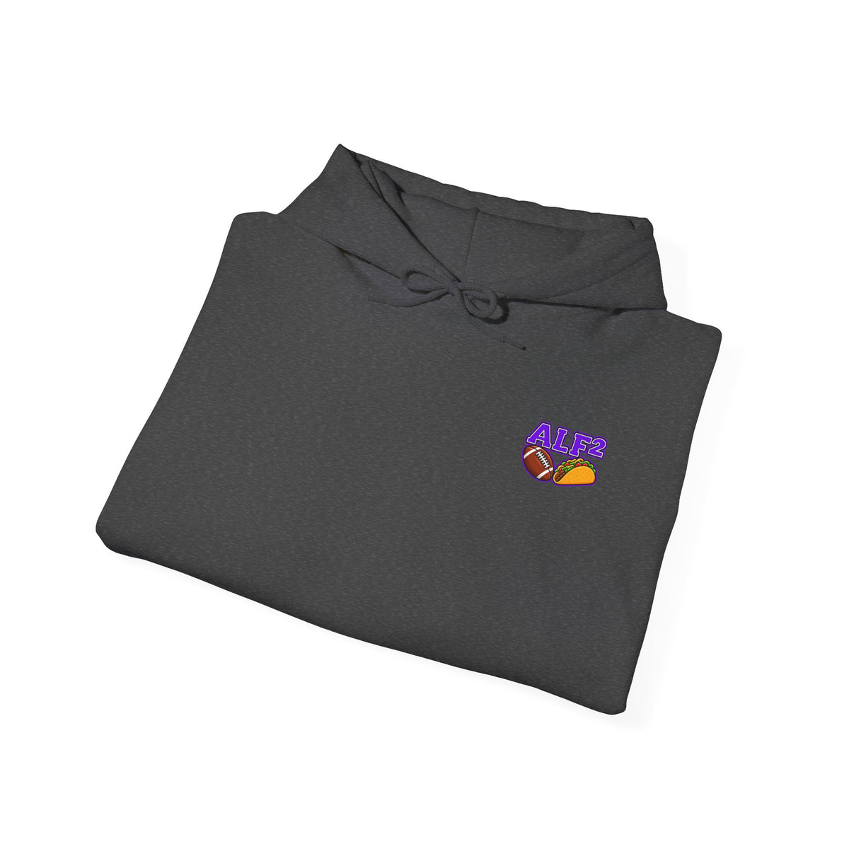 Football Hoodie — "A Little Fit A Little Fat" Game Day Graphic