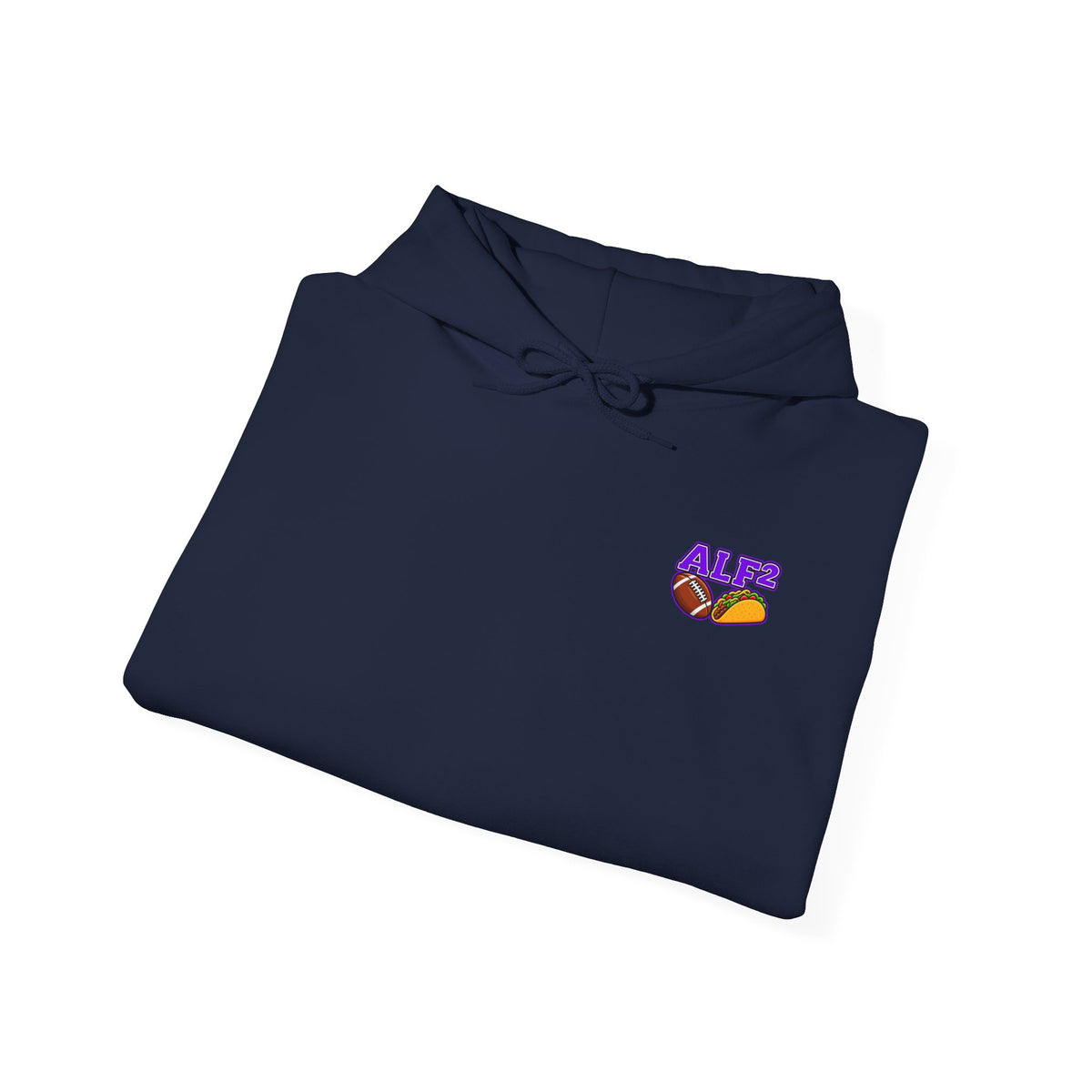 Football Hoodie — "A Little Fit A Little Fat" Game Day Graphic