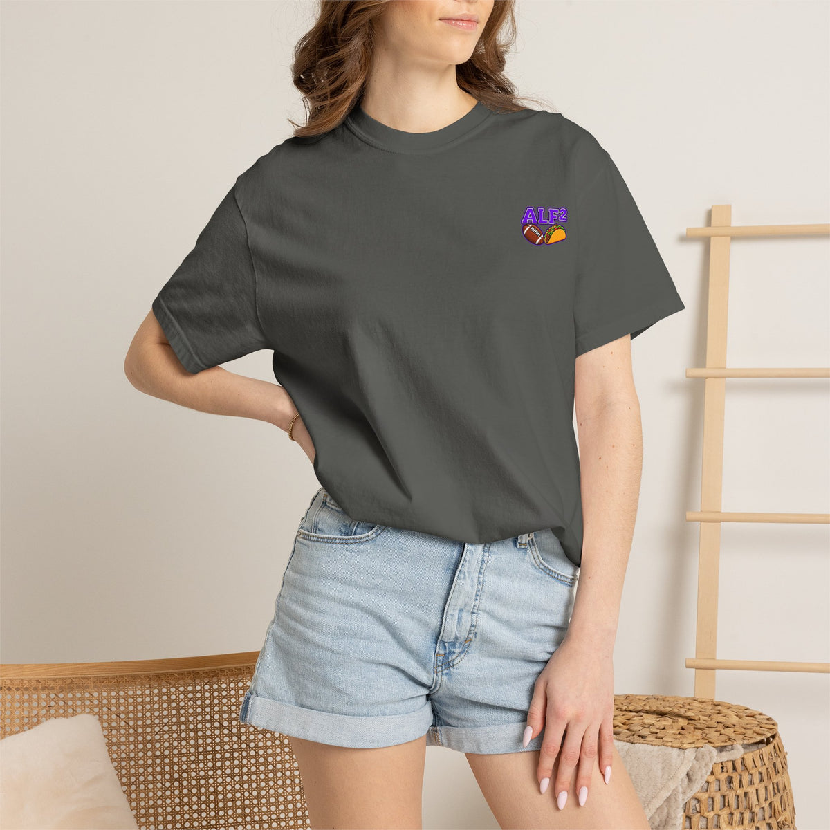 Football Tee — "A Little Fit A Little Fat"