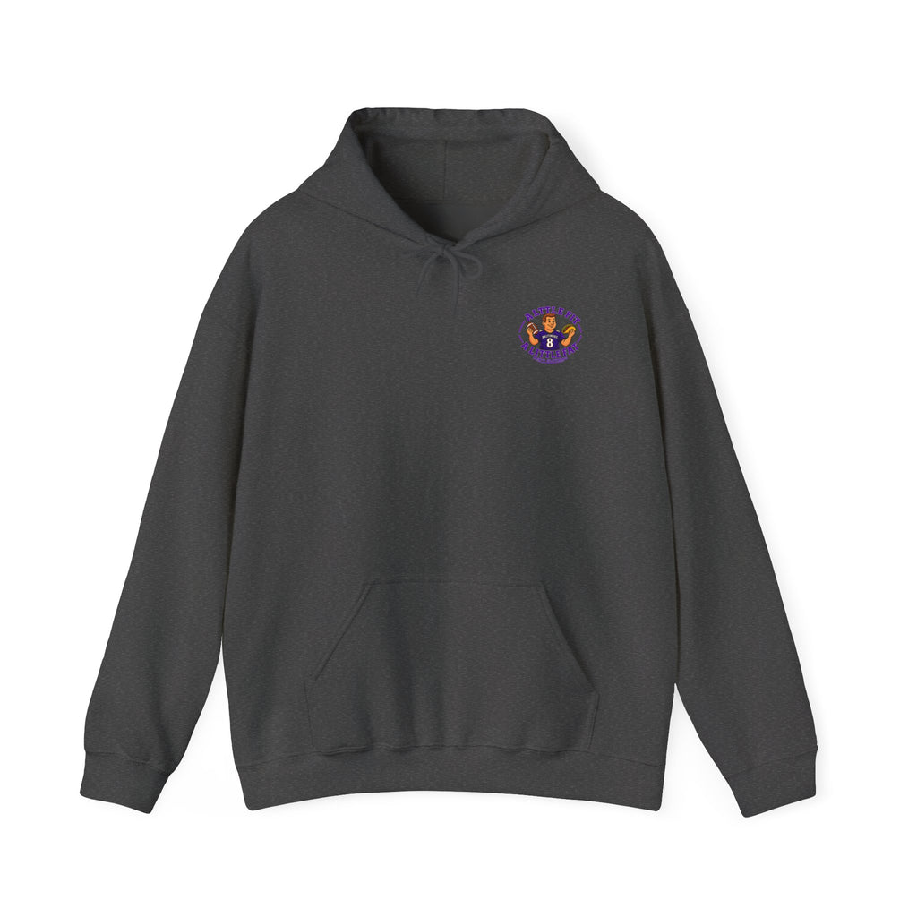 Football Hoodie — Big Heart Graphic