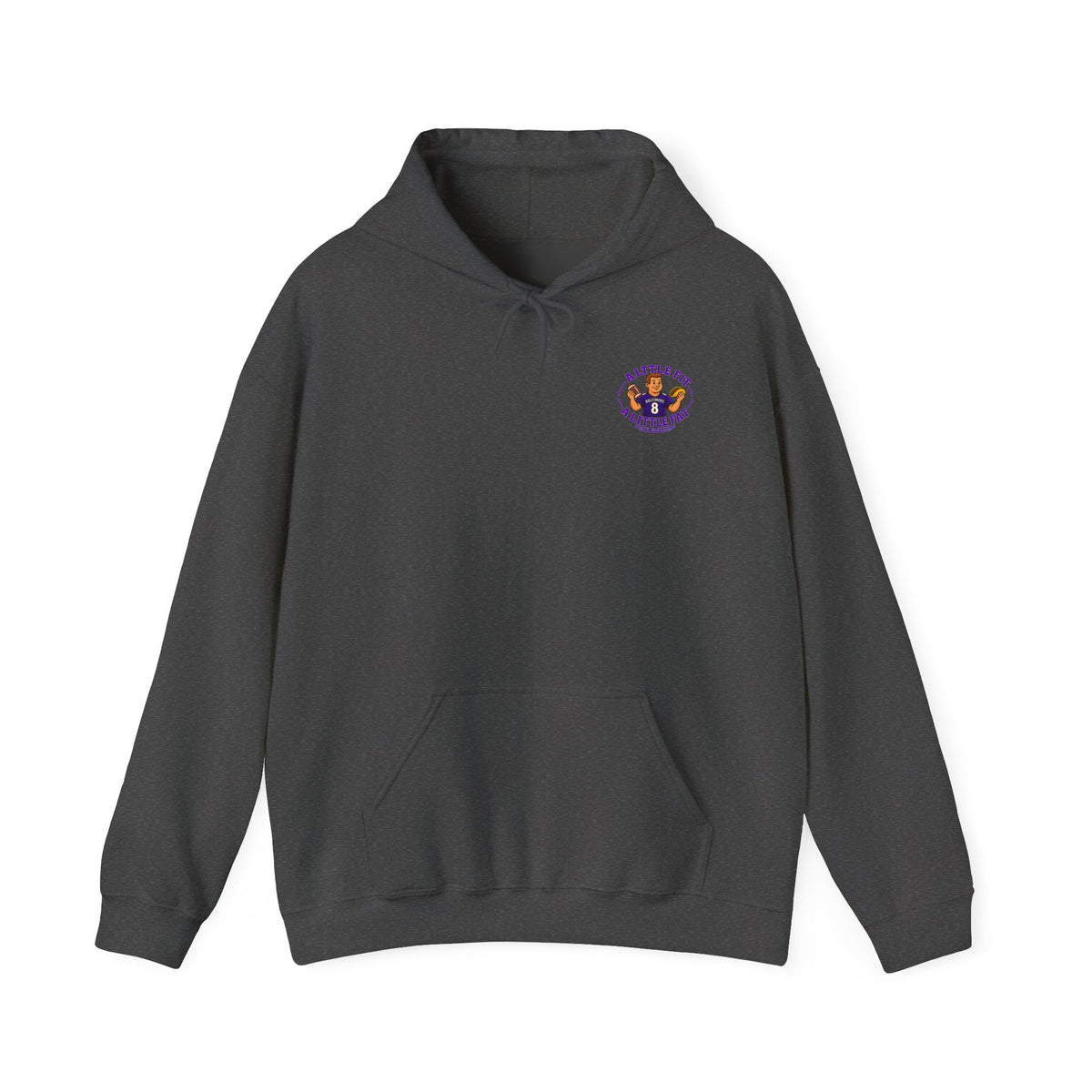 Football Hoodie — Big Heart Graphic