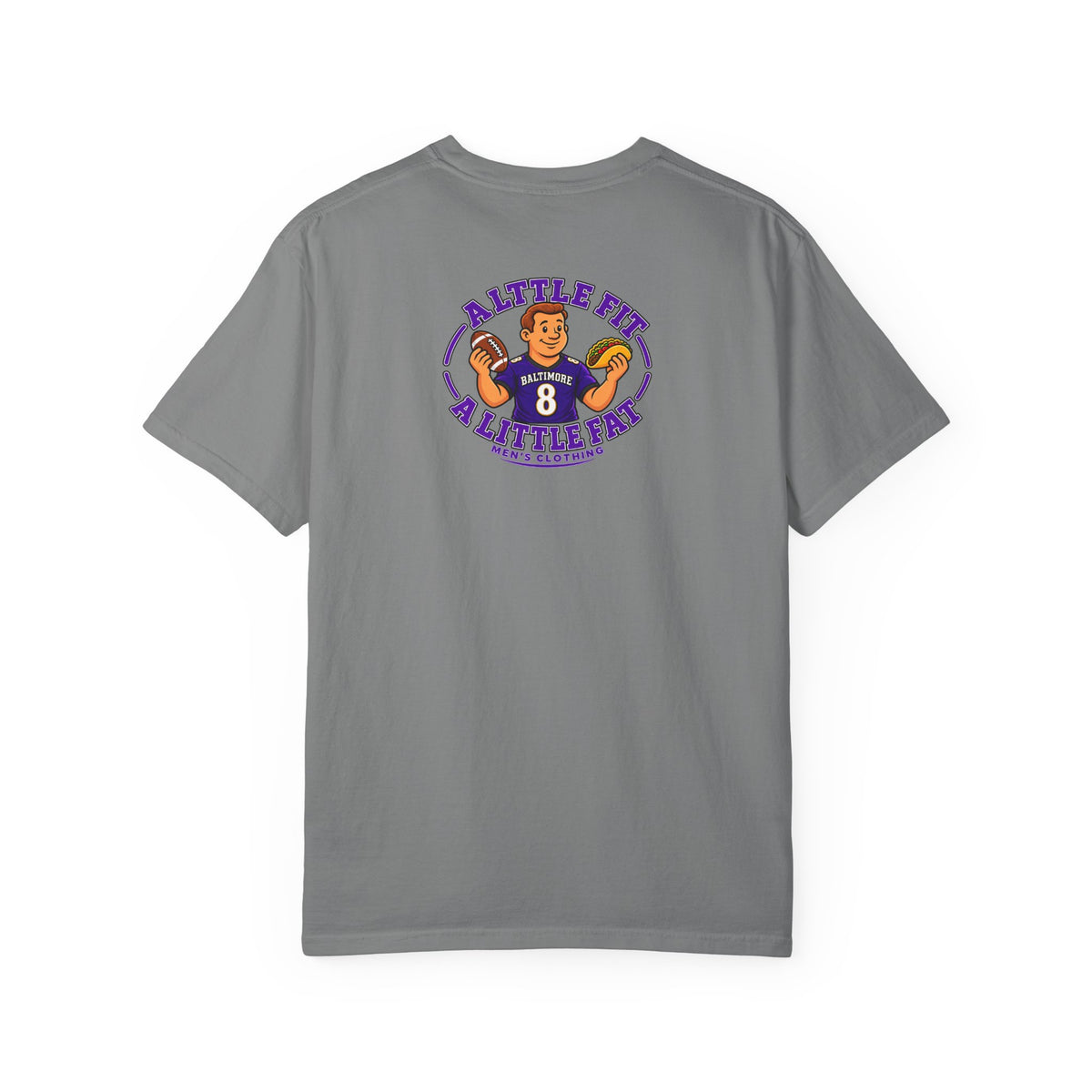 Football Tee — "A Little Fit A Little Fat"