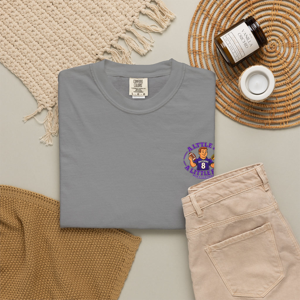 Pocket Graphic T-Shirt — "A Little Bit of Heaven" Bear Design