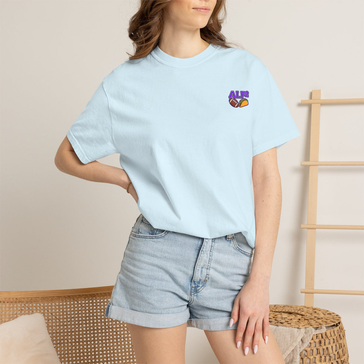 Football Tee — "A Little Fit A Little Fat"