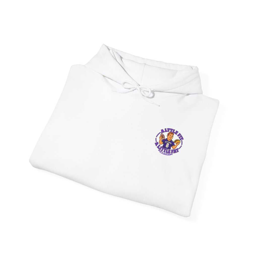Football Hoodie — Big Heart Graphic