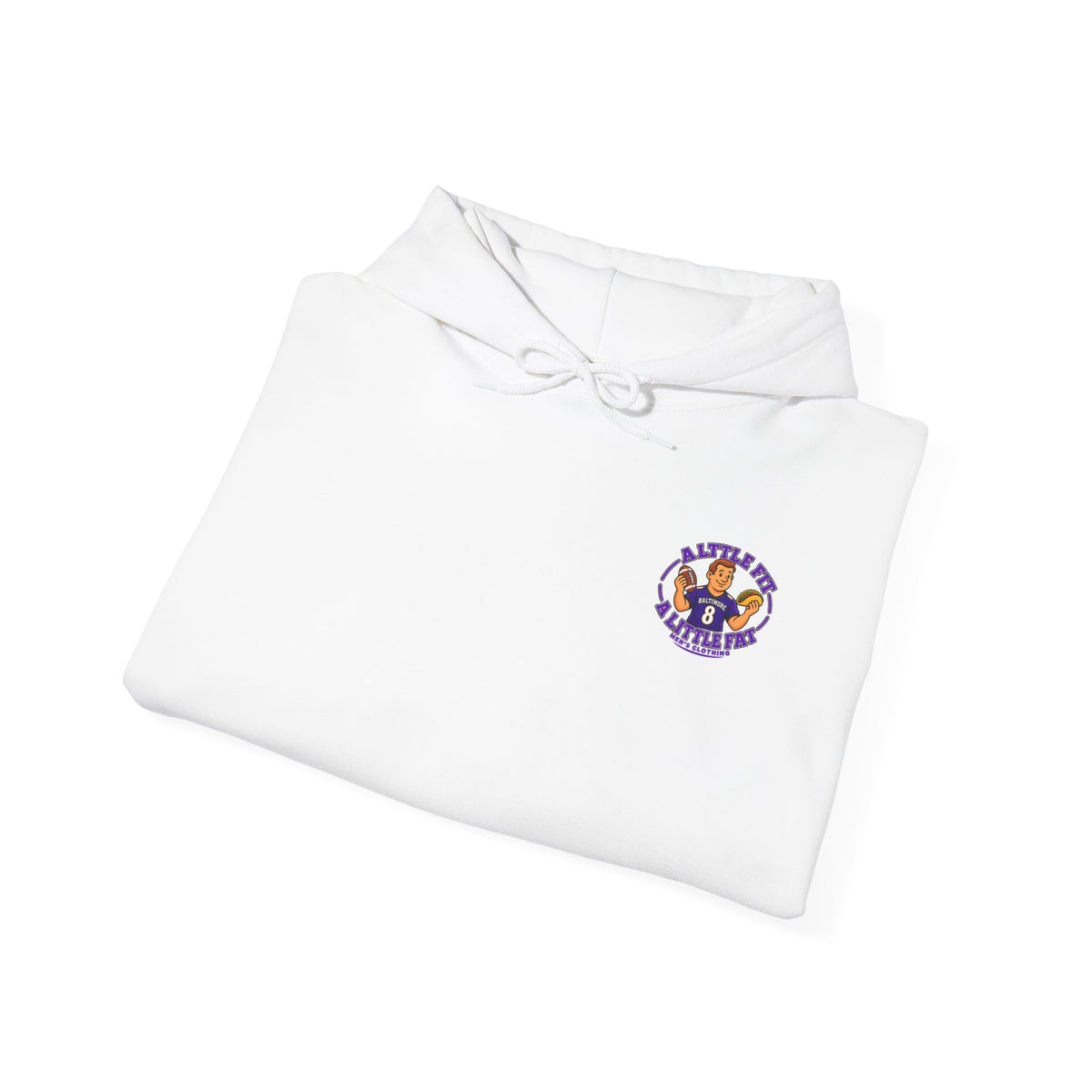 Football Hoodie — Big Heart Graphic