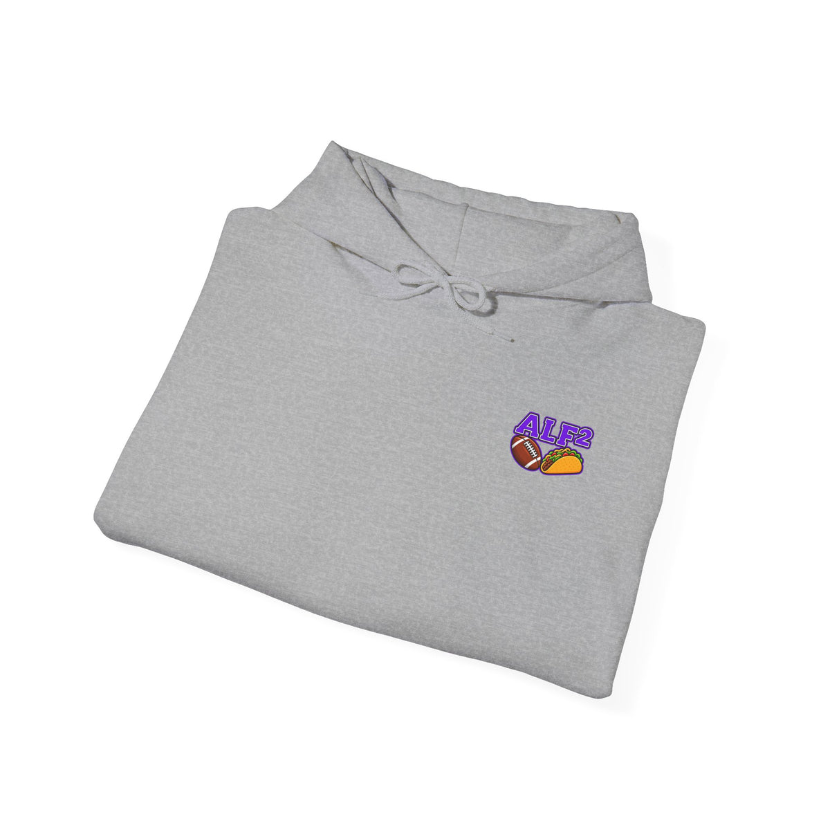 Football Hoodie — "A Little Fit A Little Fat" Game Day Graphic