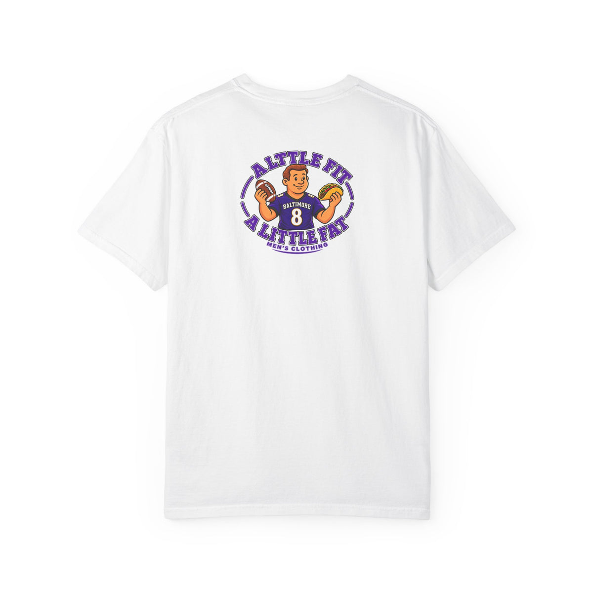 Football Tee — "A Little Fit A Little Fat"