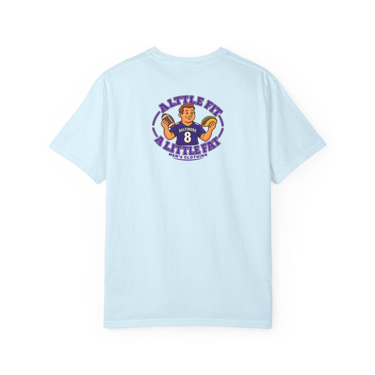 Football Tee — "A Little Fit A Little Fat"