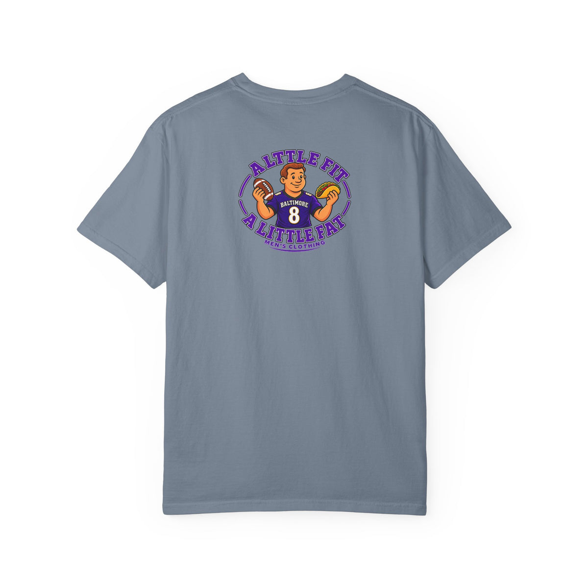 Football Tee — "A Little Fit A Little Fat"