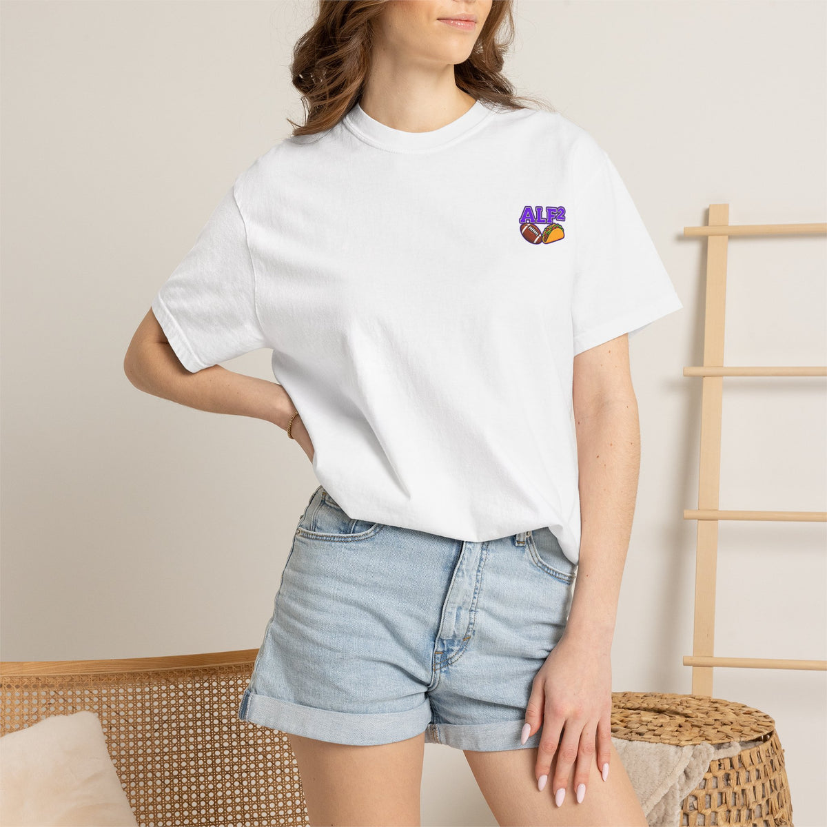 Football Tee — "A Little Fit A Little Fat"