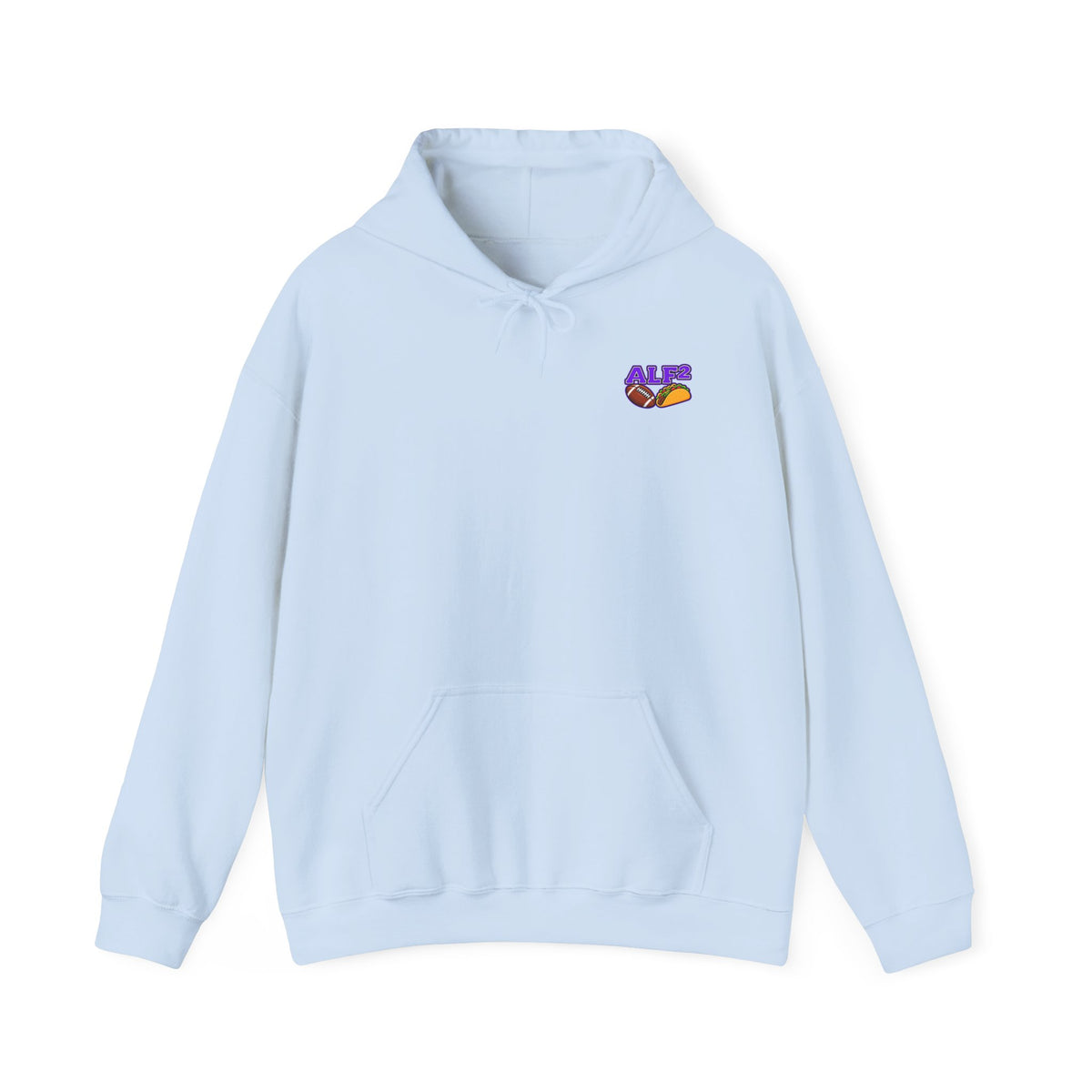 Football Hoodie — "A Little Fit A Little Fat" Game Day Graphic