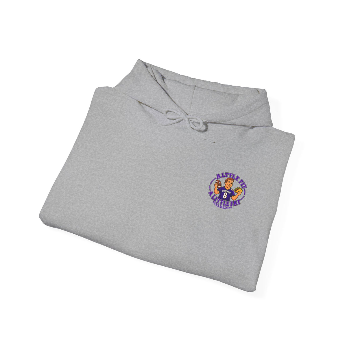 Football Hoodie — Big Heart Graphic