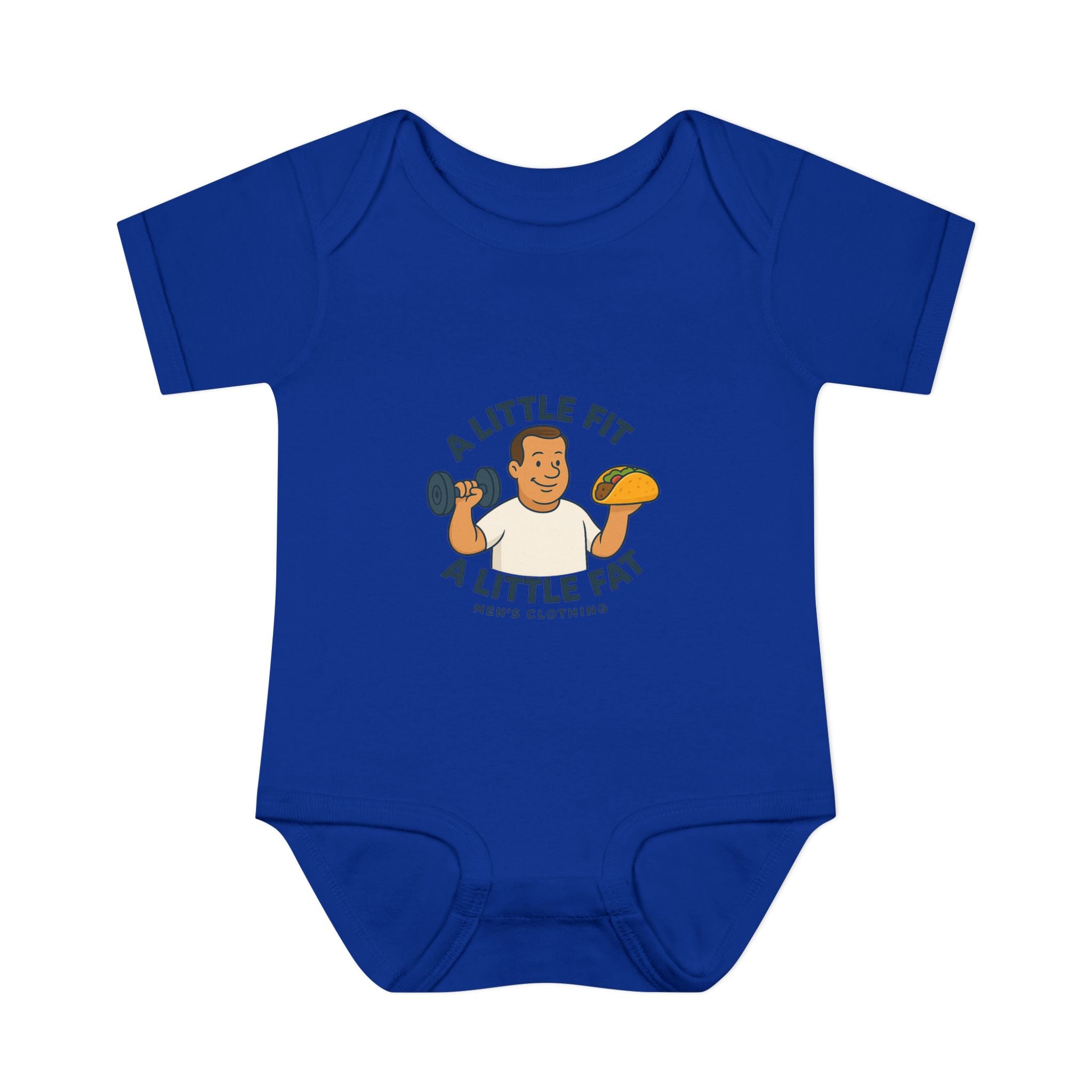 Infant Baby Bodysuit - A Little Fit A Little Fat, Cute Baby Gift, Funny Infant Clothes, Baby Shower Present, Newborn Outfit